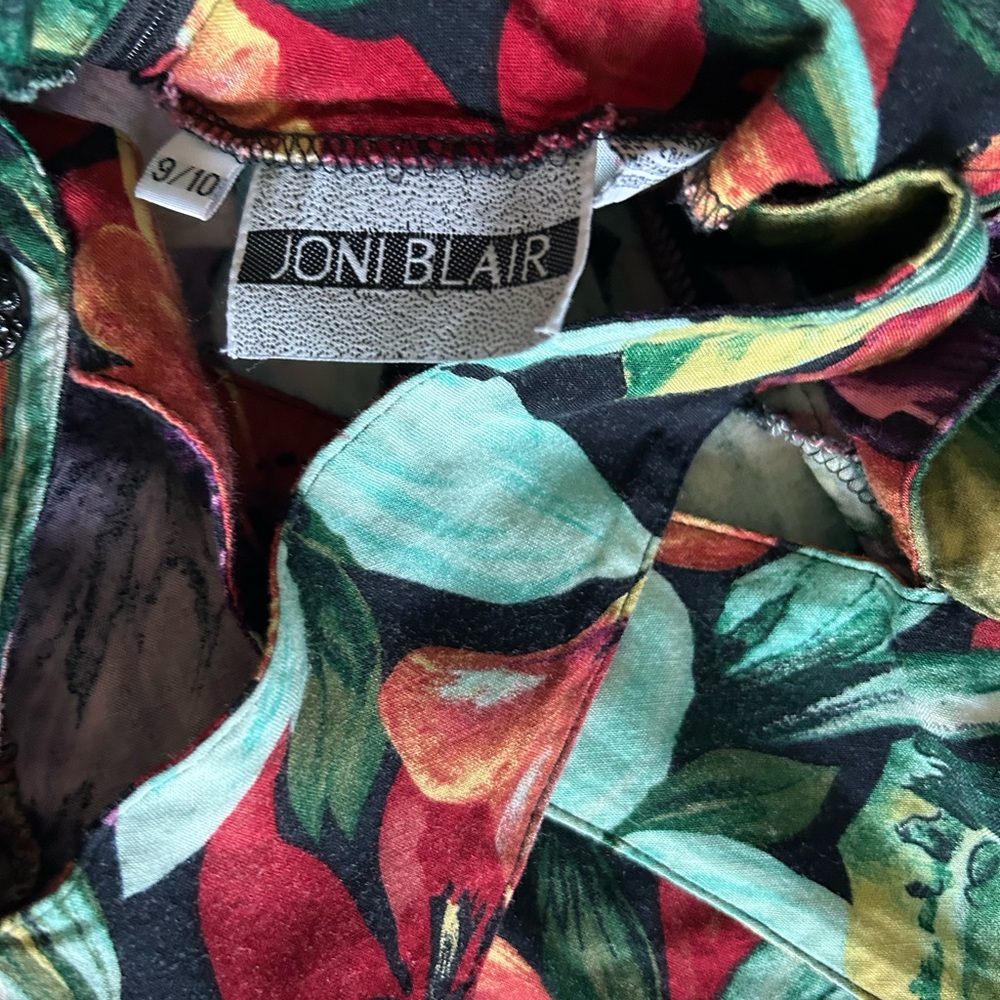 Floral Fit-and-Flare Dress in Multi Floral - Picture 2 of 5